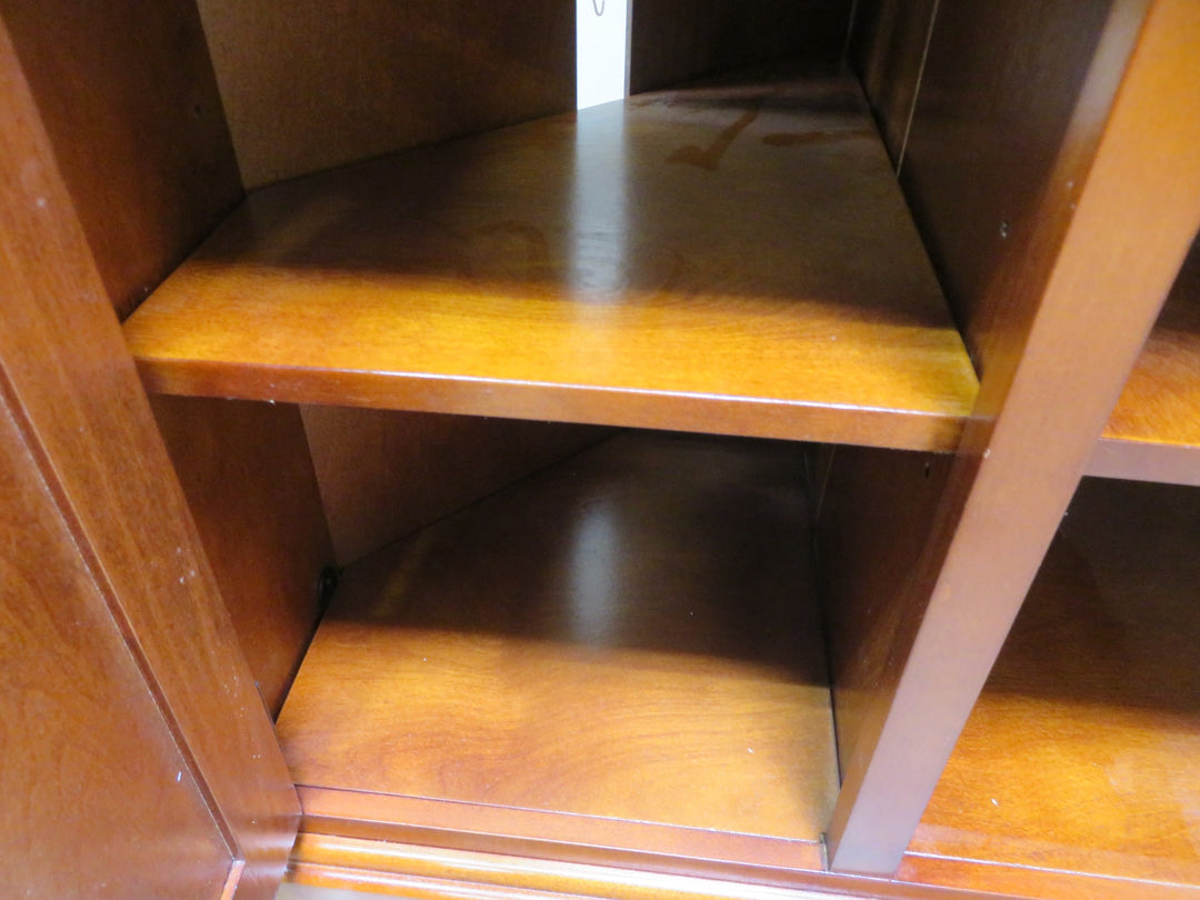 Dark Wood Media Cabinet
