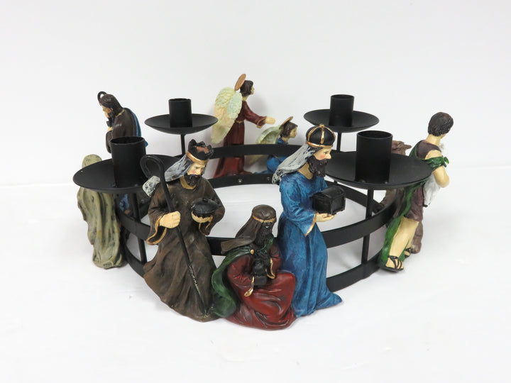 Nativity Scene Candleholder
