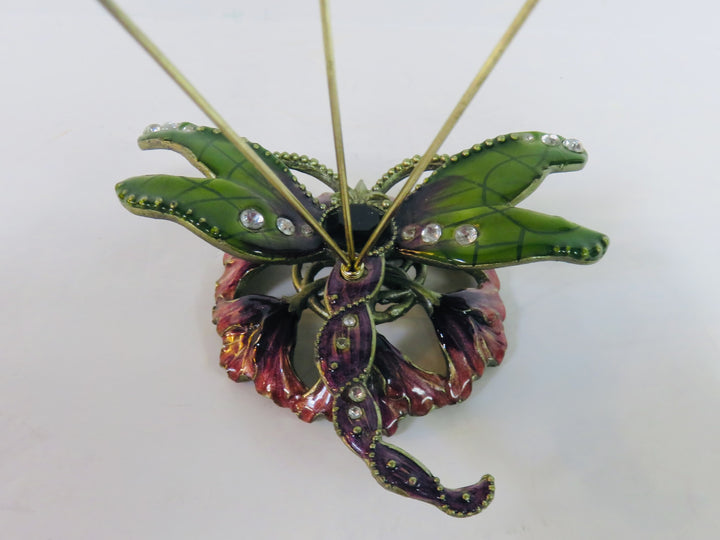 Enameled Metal Photo Holder