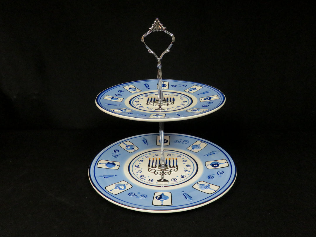 Hanukkah Tiered Plate