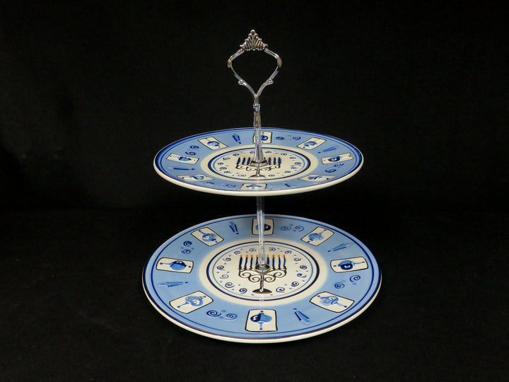 Hanukkah Tiered Plate