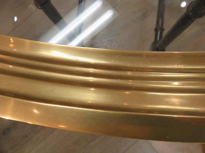 Hollywood Regency Faux Bamboo Coffee Table