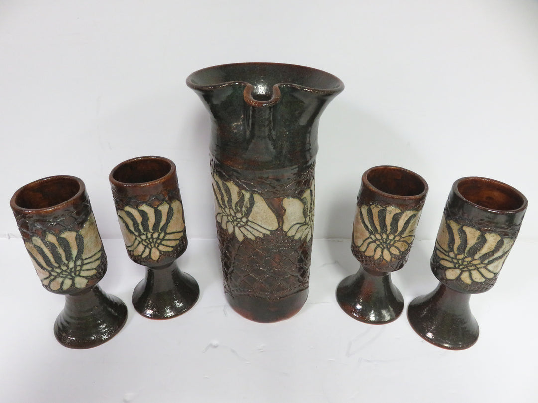 Artisan Crafted Pitcher Set
