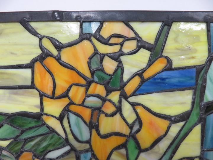 Slag Glass Hand Crafted Wall Hanging