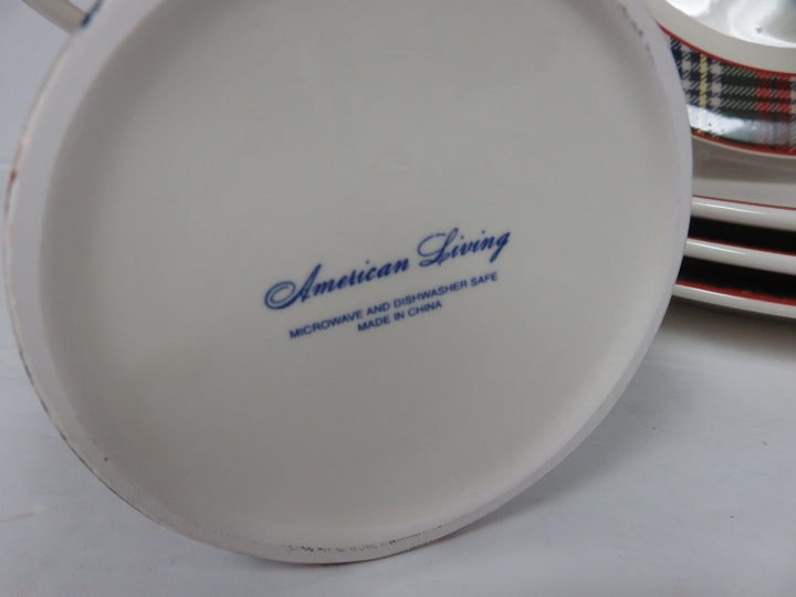 Plaid Ceramic Dishes