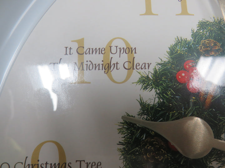 Vintage Musical Christmas Clock