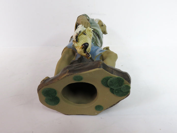Chinese Shiwan Mudman Figurine