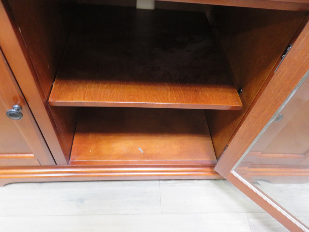 Dark Wood Media Cabinet