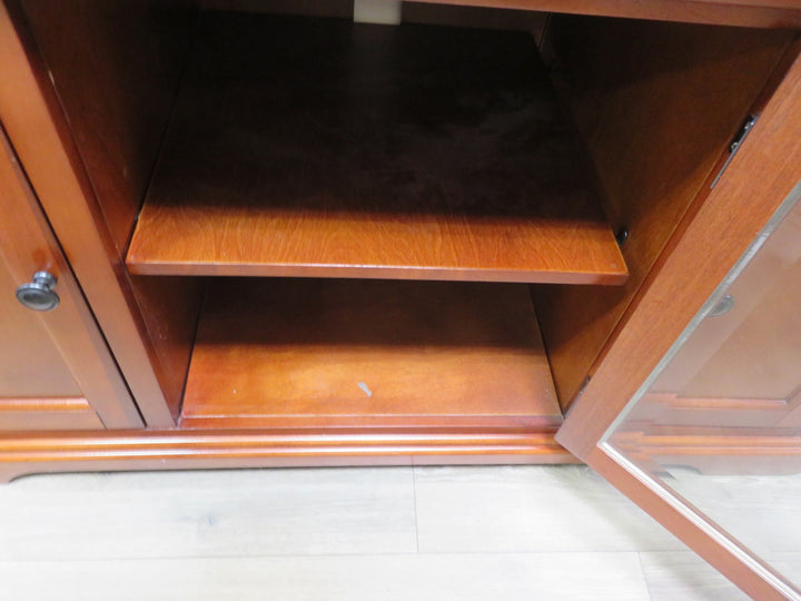 Dark Wood Media Cabinet
