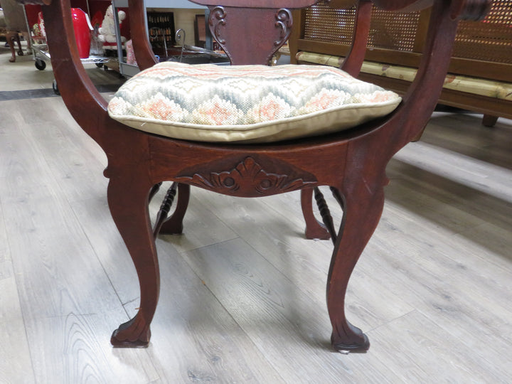 Antique Victorian "Throne" Chair