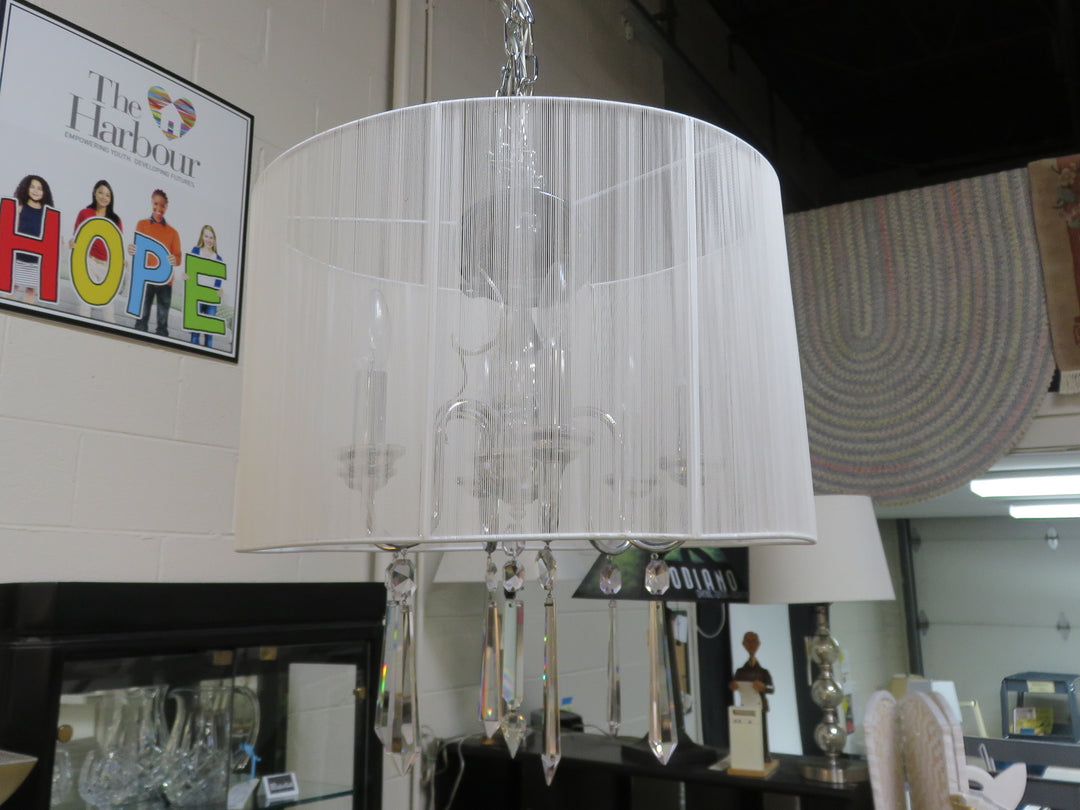 Drum Shade 6-Arm Chandelier