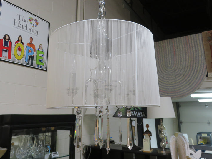 Drum Shade 6-Arm Chandelier