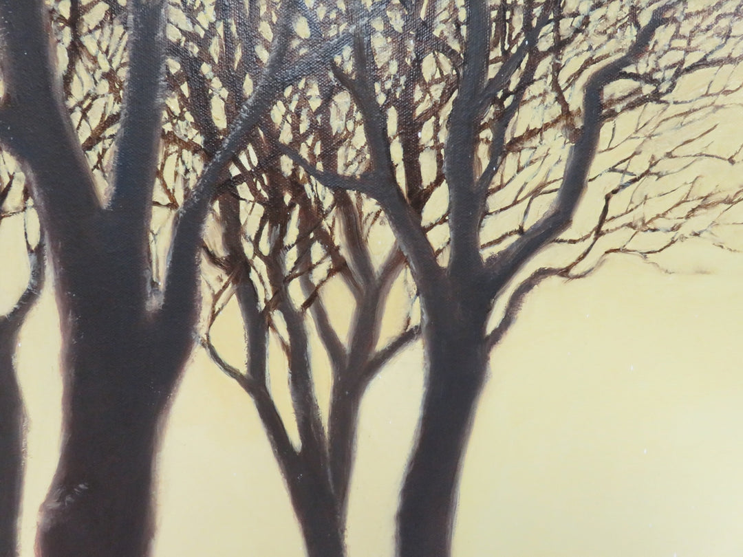 "Lakeside in Naples Yellow" Original Artwork
