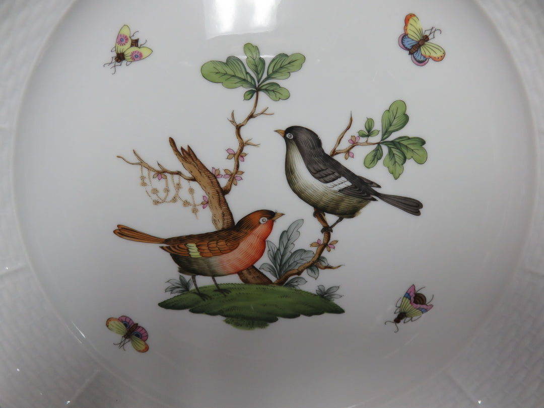 12 Herend Rothschild Bird Dinner Plates