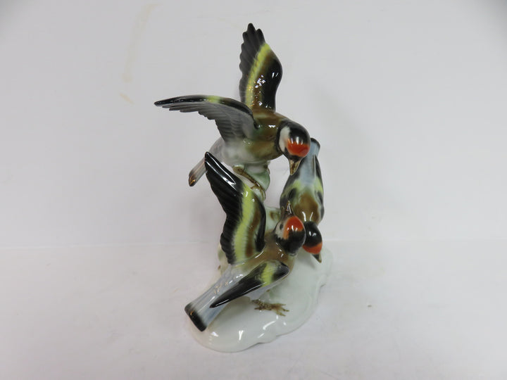 Gerold Porzellan Gold Finch Figurine