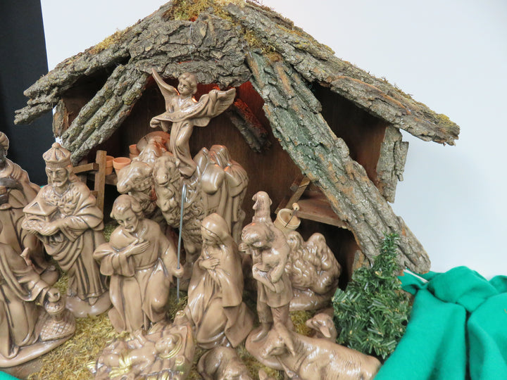 Ceramic Illuminated Nativity Set