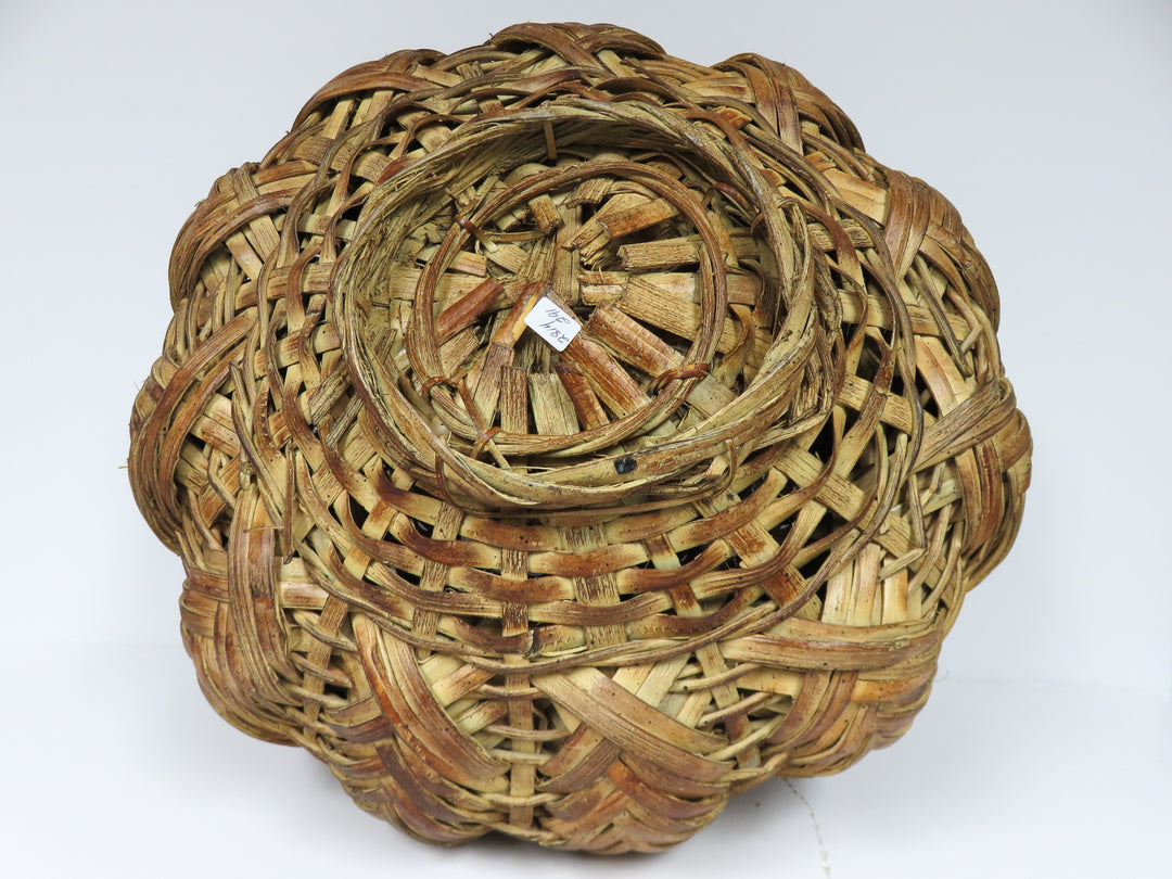 Vintage Japanese Bamboo Basket