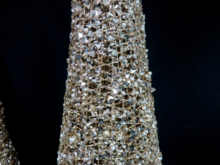 Lighted Sequined Trees