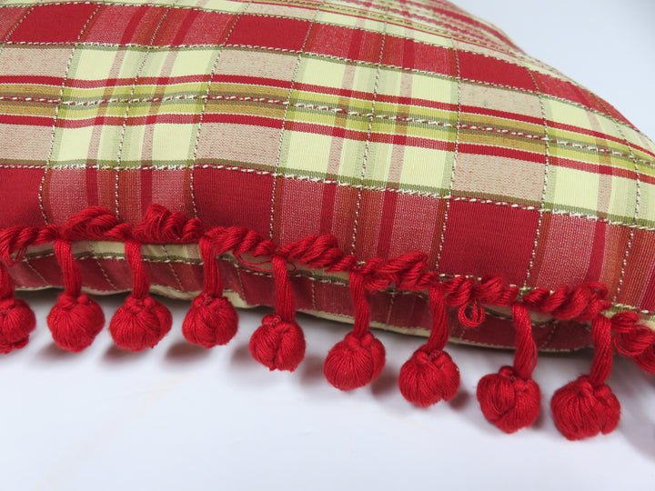 Plaid Throw Pillow