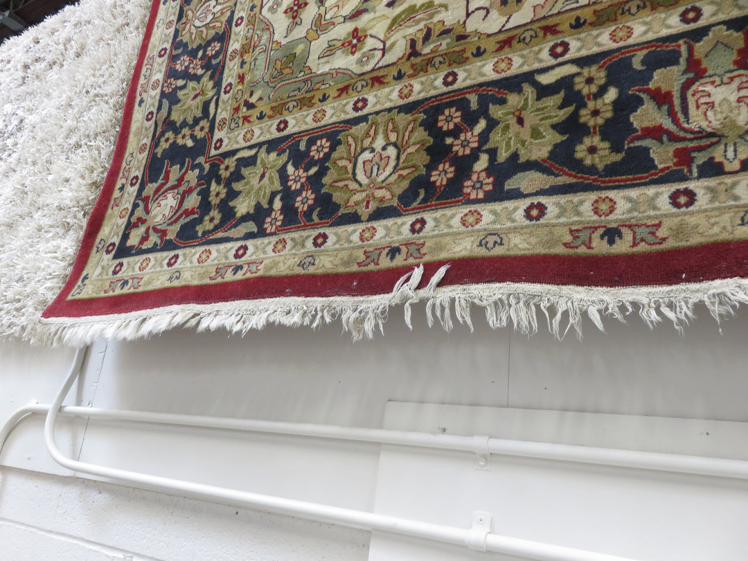 Square Tabriz Medallion Area Rug