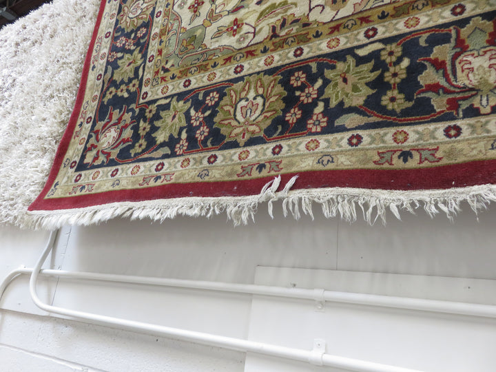 Square Tabriz Medallion Area Rug