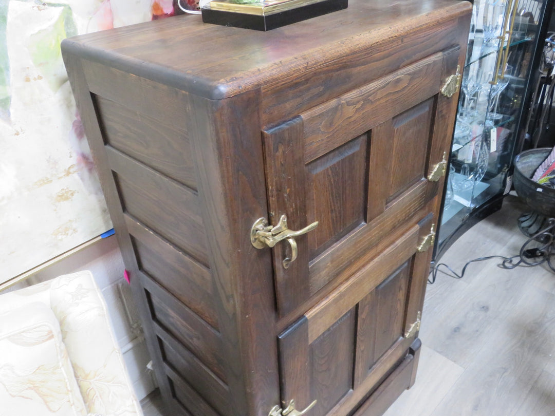 Refinished Antique Ice Box