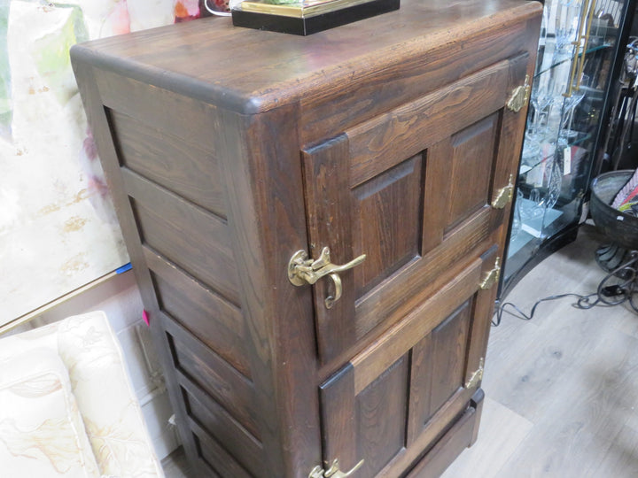 Refinished Antique Ice Box