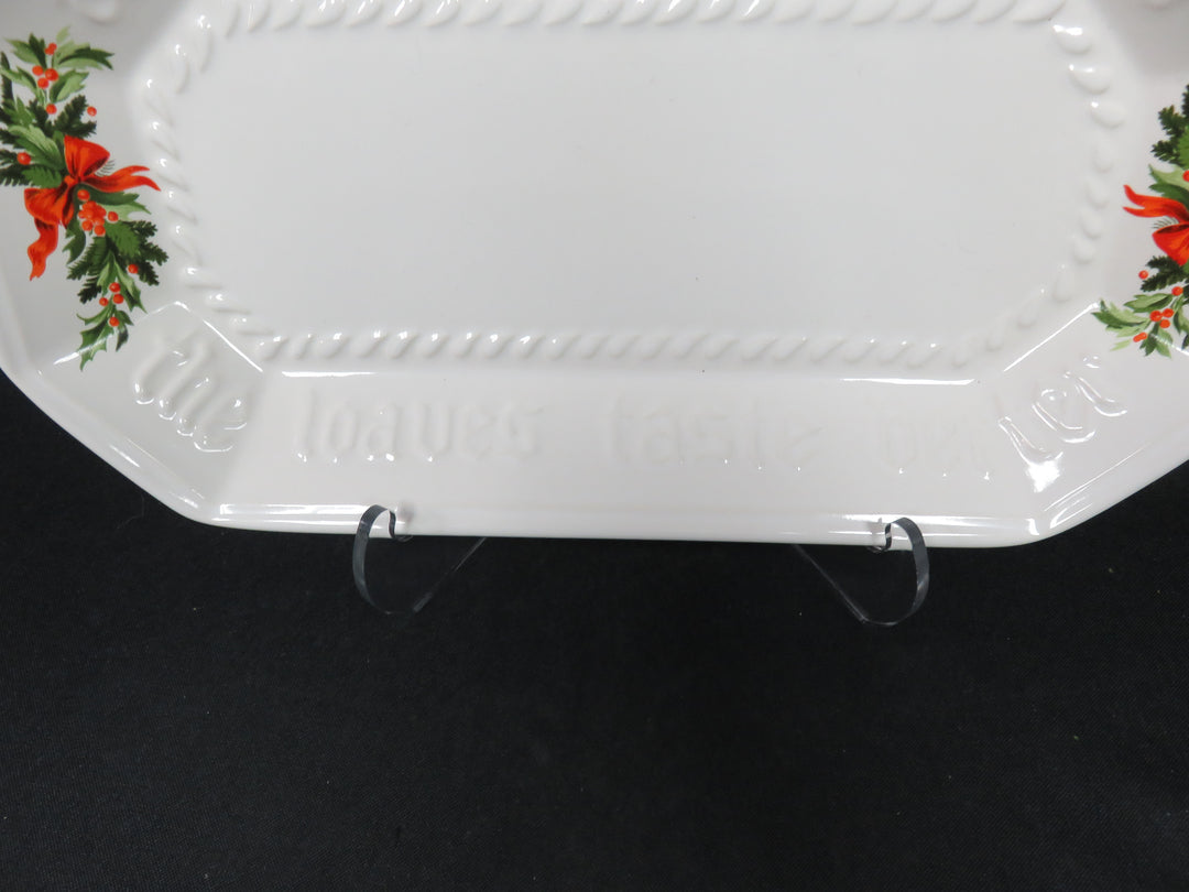 Pfaltzgraff Christmas Bread Tray