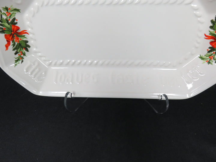 Pfaltzgraff Christmas Bread Tray