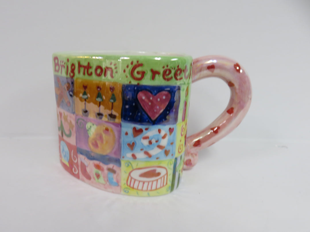 Brighton Heart Shaped Mug