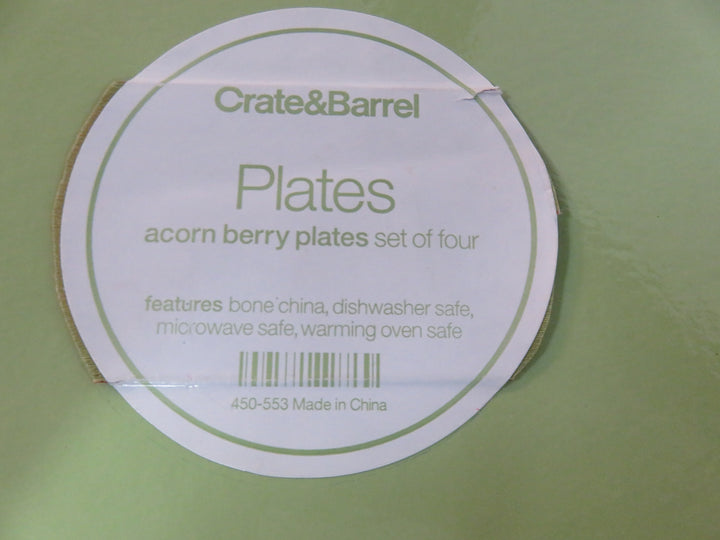 Crate & Barrel Dessert Plates