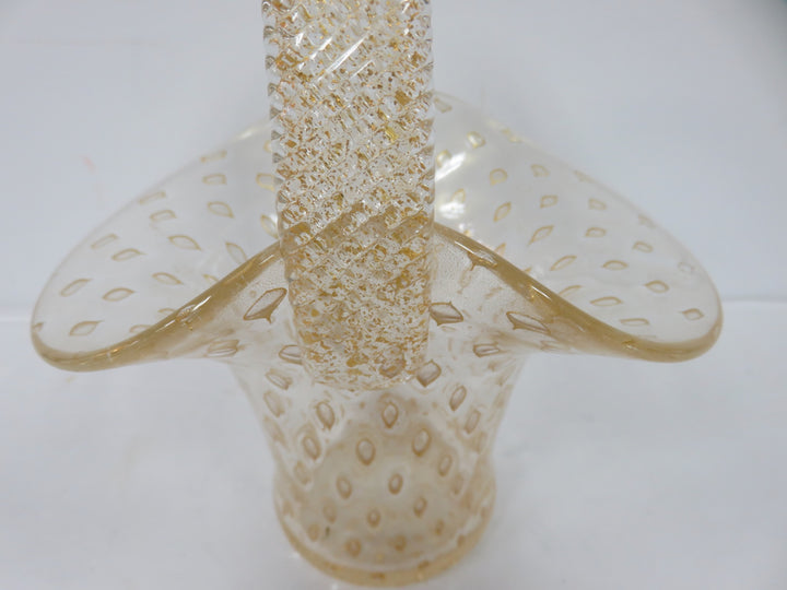 Murano Art Glass Basket