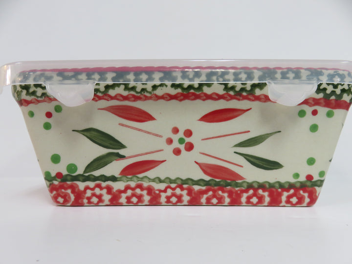 4 Holiday Loaf Bakers with Lids