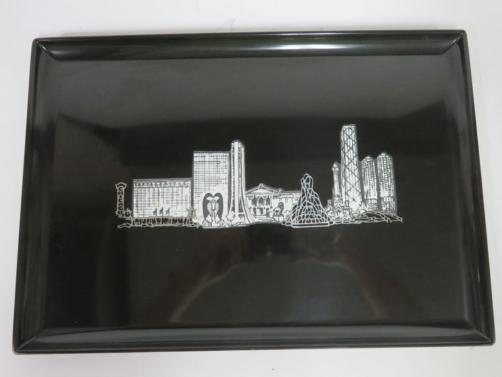 Couroc Chicago Skyline Tray