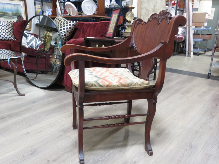 Antique Victorian "Throne" Chair