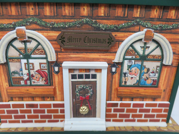 Santa's Workshop Hinged Music Box