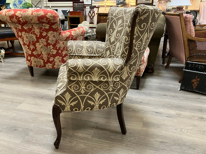 Upholstered Wingback Chair