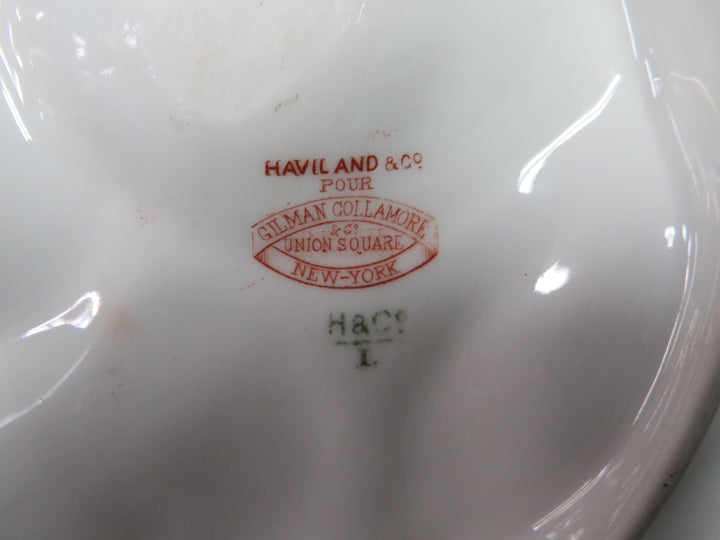 Haviland Limoge Oyster Plate