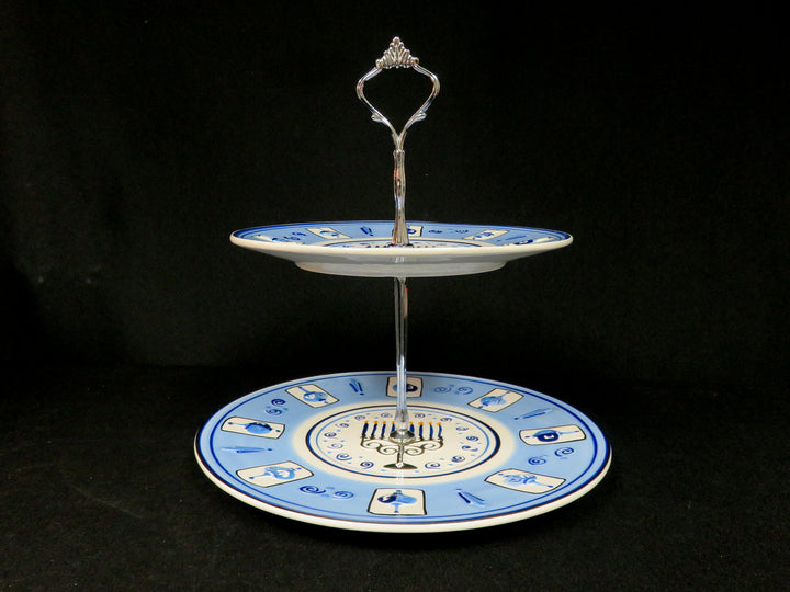 Hanukkah Tiered Plate