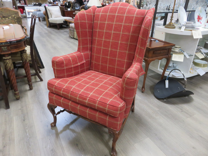 Upholstered Wingback Chair