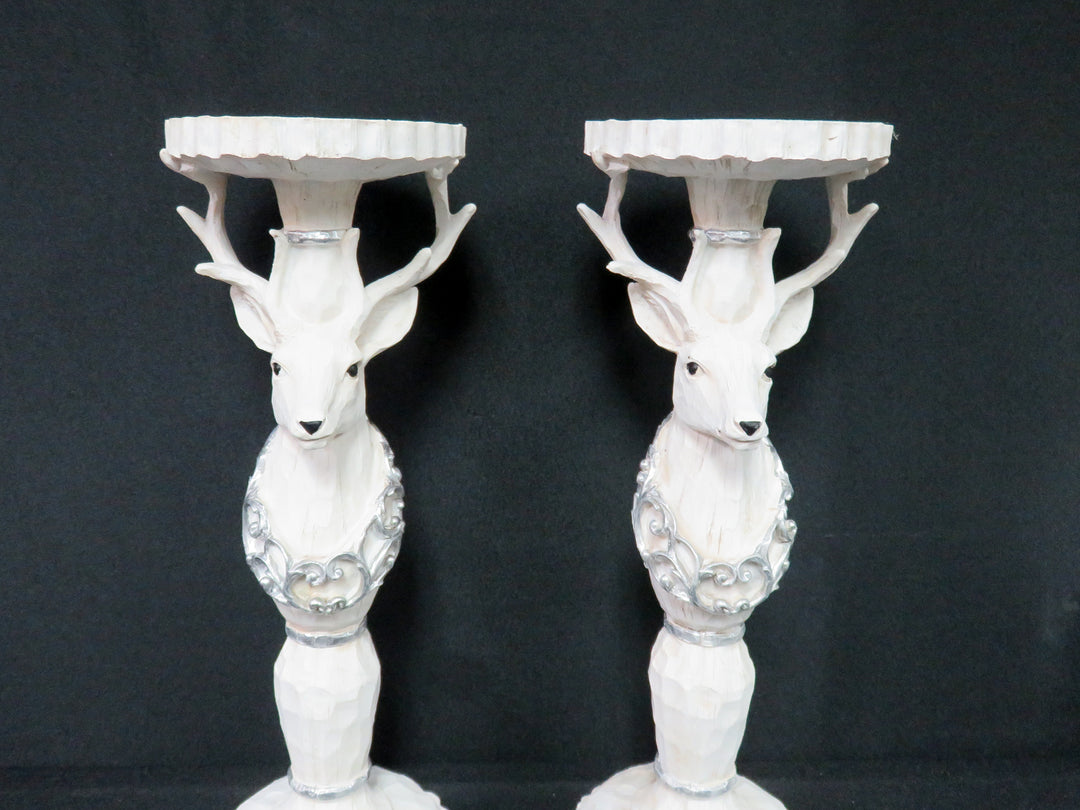 Stag Candleholders