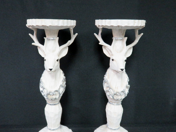 Stag Candleholders