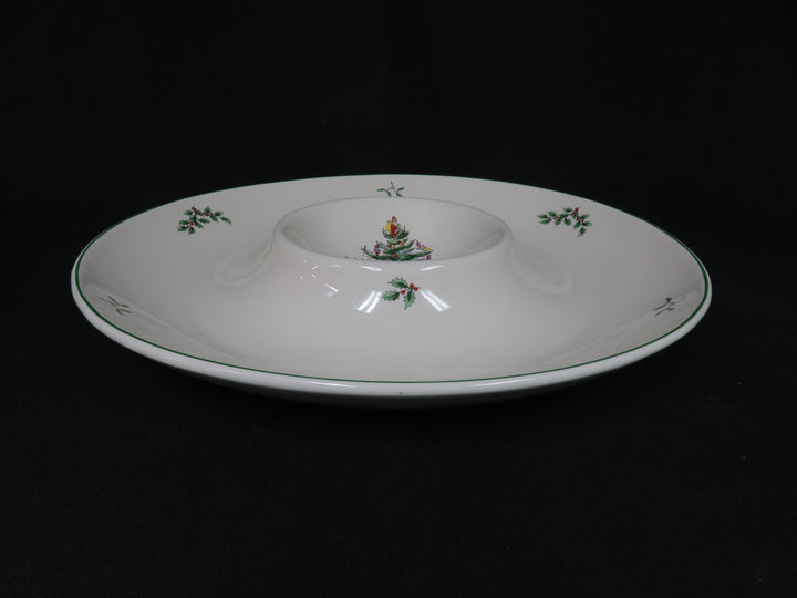 Spode Christmas Chip and Dip Bowl