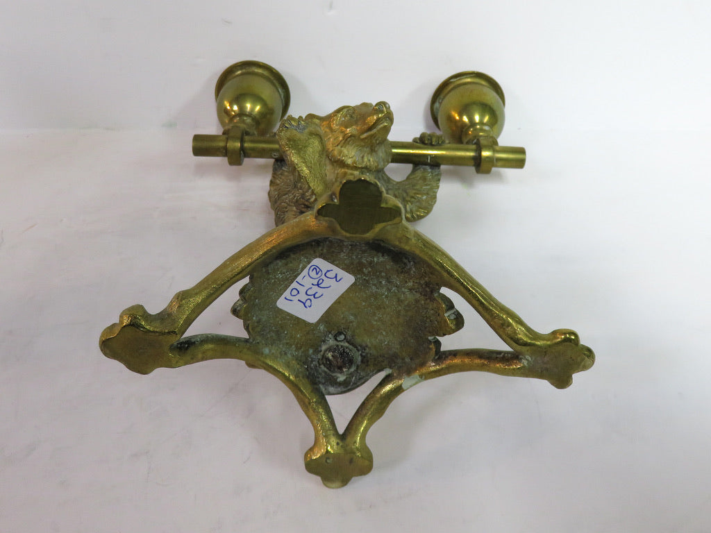 Unique Dancing Bear Candleholders