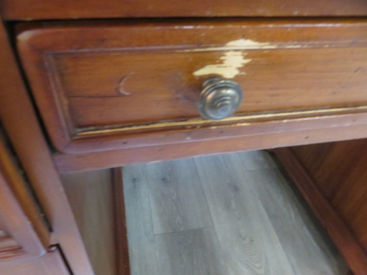 Sligh Leather Topped Executive Desk