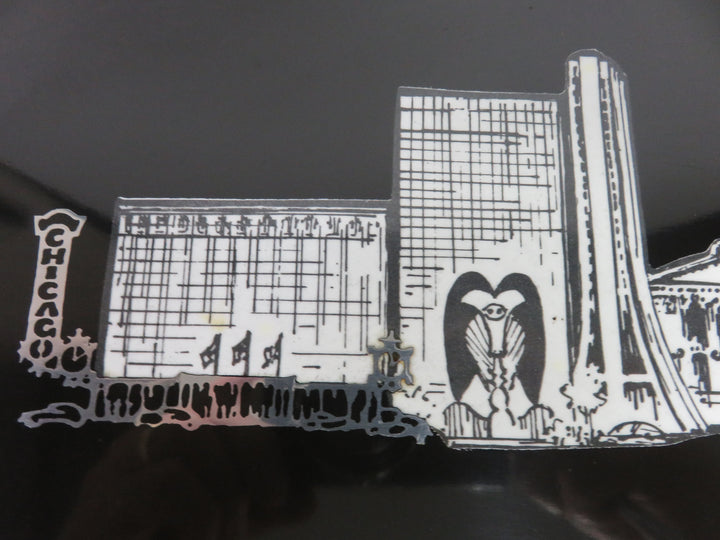 Couroc Chicago Skyline Tray