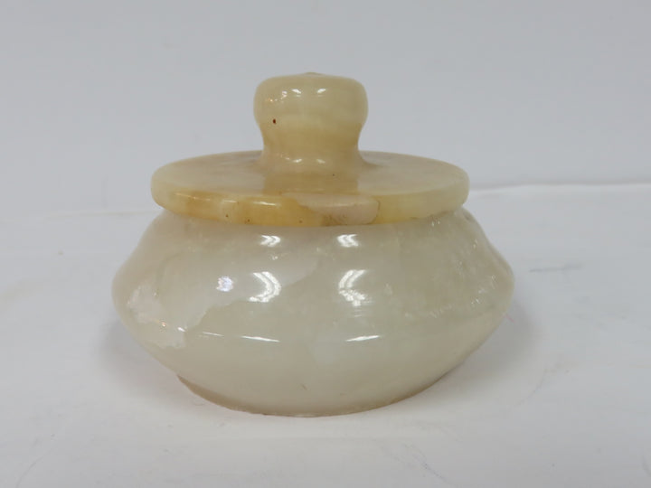 Alabaster Lidded Jar