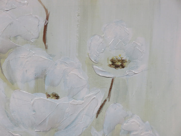 Enhanced Floral Print on Canvas