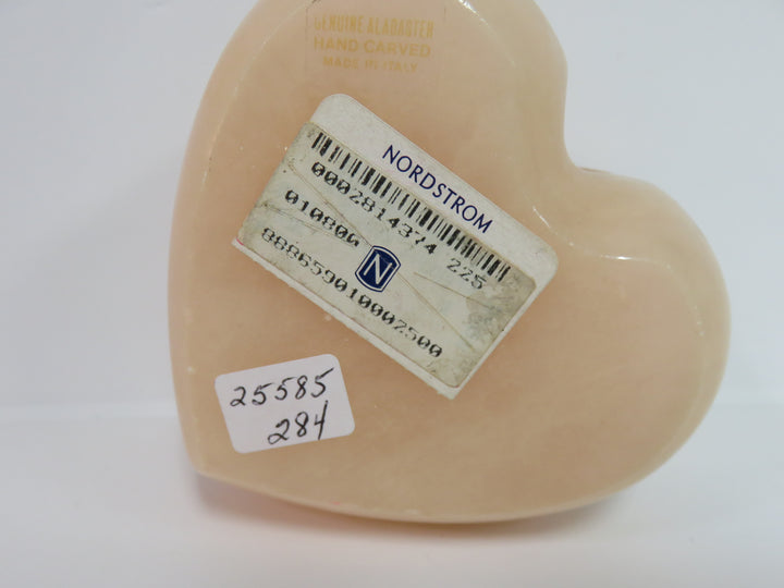 Italian Alabaster Heart Box