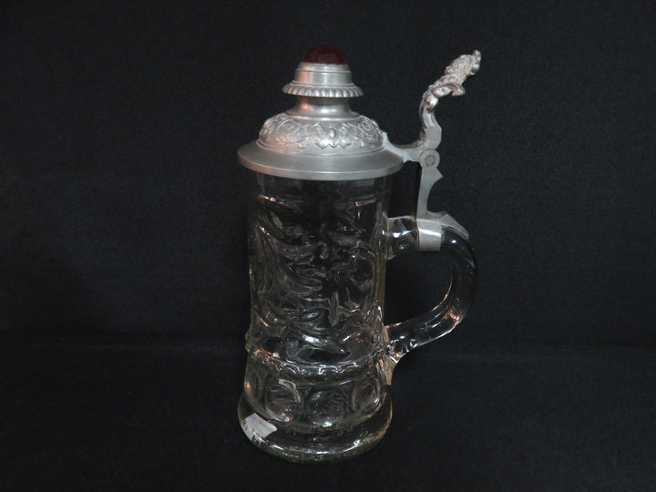 Vintage Glass Beer Stein